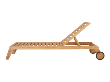 LUNA - Teak sun lounger by Traditional Teak - view 2